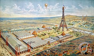General View of the Universal Exhibition, Paris, 1889 by French School
